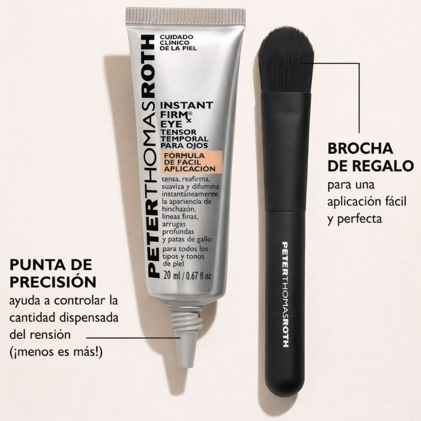Reafirmante Instantáneo para ojeras con fórmula de fácil aplicación (efecto inmediato)