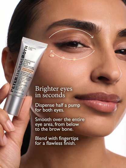 Instant Under-Eye Firming Treatment with an easy to apply formula (immediate effect)